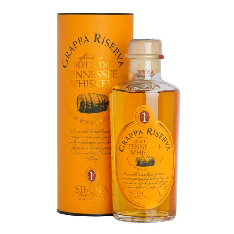GRAPPA SIBONA RISERVA INVECCHIATA IN BOTTI DI WHISKY TENNESEE GRAPPA SIBONA RISERVA INVECCHIATA IN BOTTI DI WHISKY TENNESEE