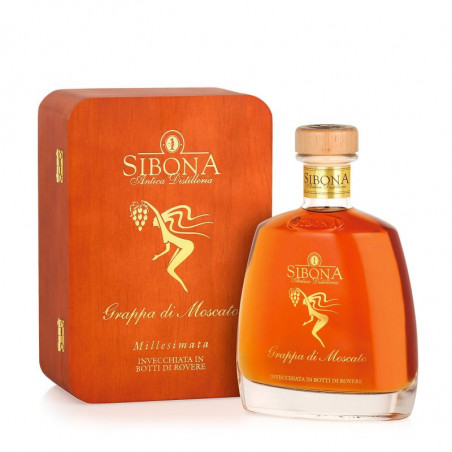 GRAPPA SIBONA DI MOSCATO 2012 RISERVA SPECIALE CONFEZIONE LEGNO