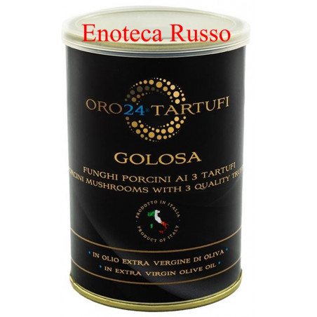 GOLOSA -  SALSA PORCINI AI 3 TARTUFI LATTINA GR 400