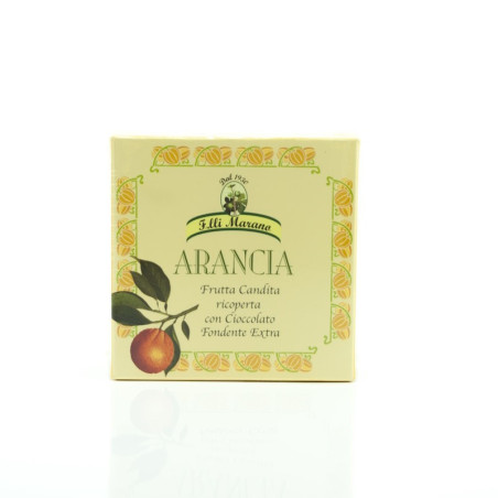 ARANCIA CANDITA RICOPERTA CIOCCOLATO FONDENTE GR. 200 F.LLI MARANO