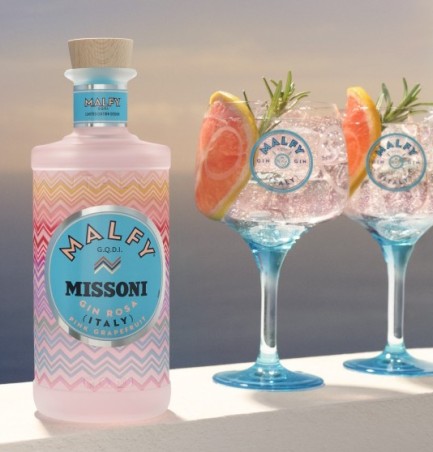 BOX GIN MALFY MISSONI CON 2 CALICI MISSONI